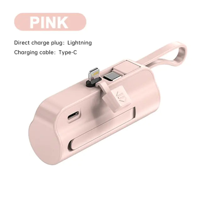 Portable Mini Power Bank Type C